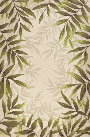 Sand Leaves UV Treated Outdoor Rug